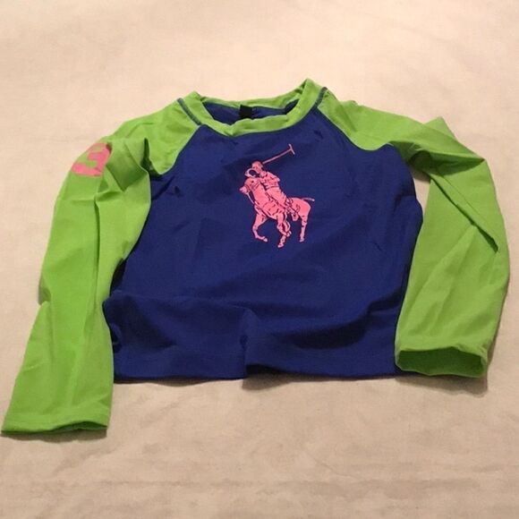 🌼🌼Ralph Lauren girls swim shirt long sleeve🌼🌼 - Picture 1 of 5